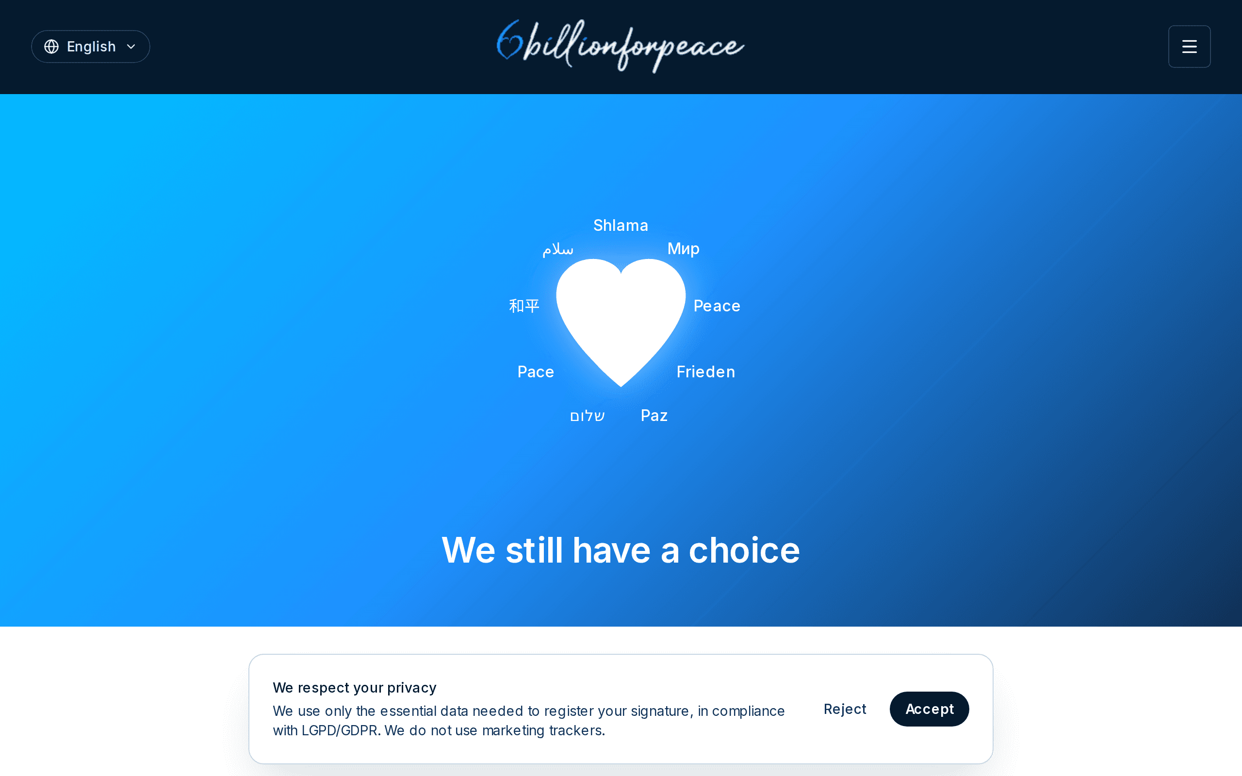 6 Billion for Peace — screenshot