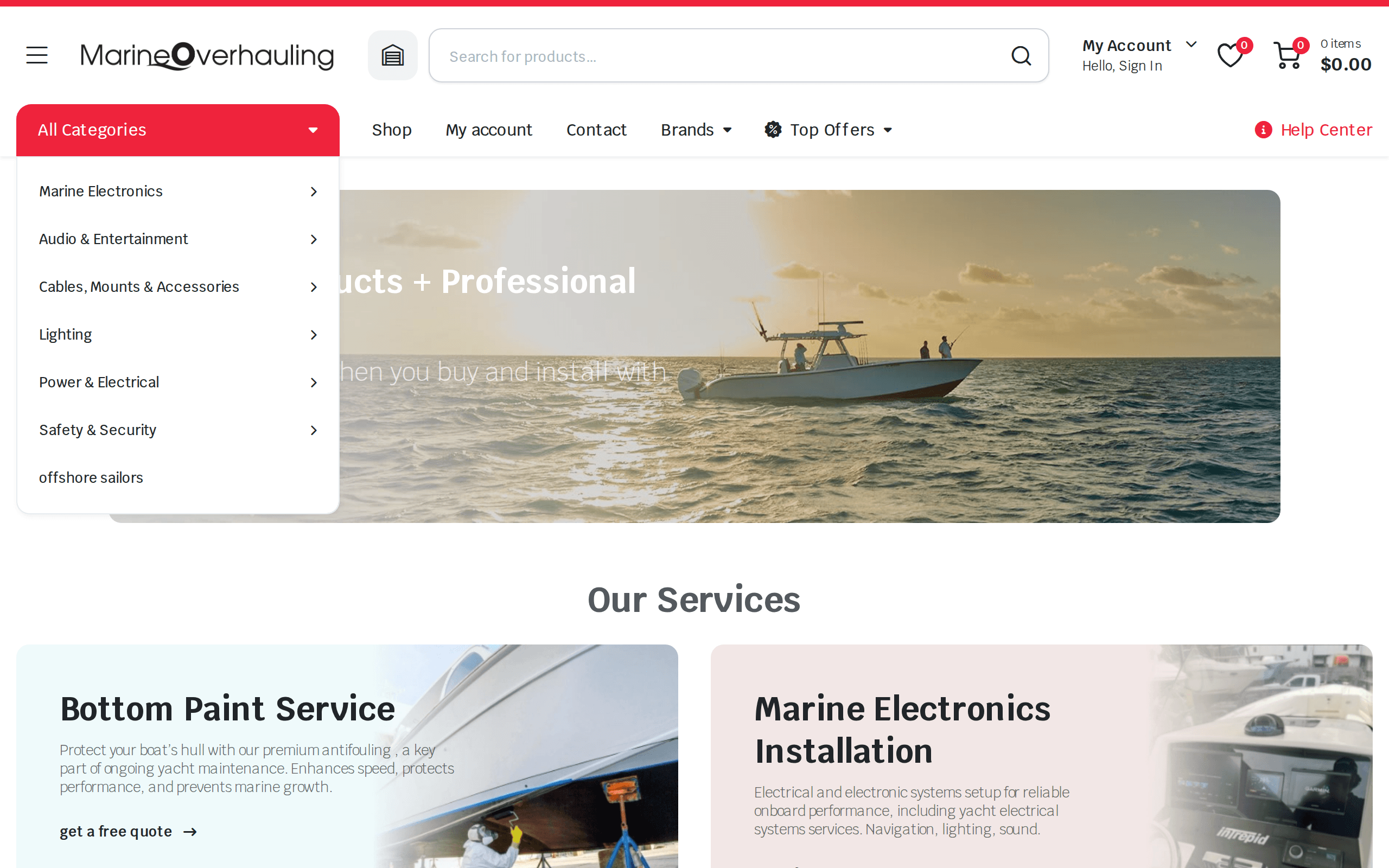 Marine Overhauling — screenshot